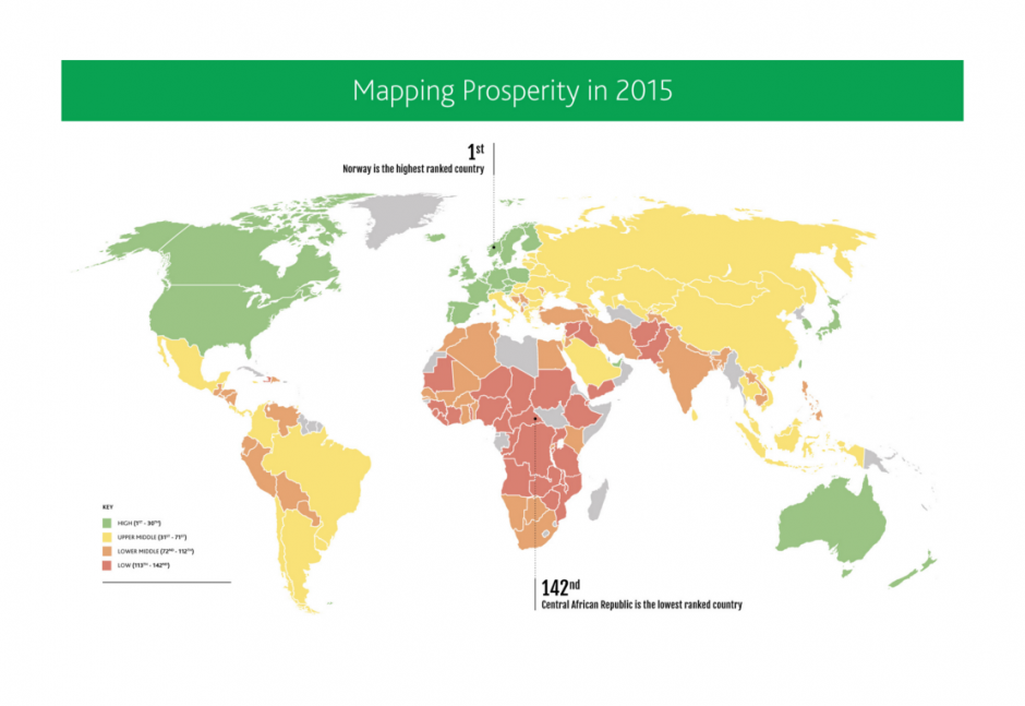 Guatemala ocupa el lugar número 87 en la categoría general del Índice de Prosperidad publicado por el Instituto Legatum del Reino Unido. (Foto: Captura de imágen/www.prosperity.com)