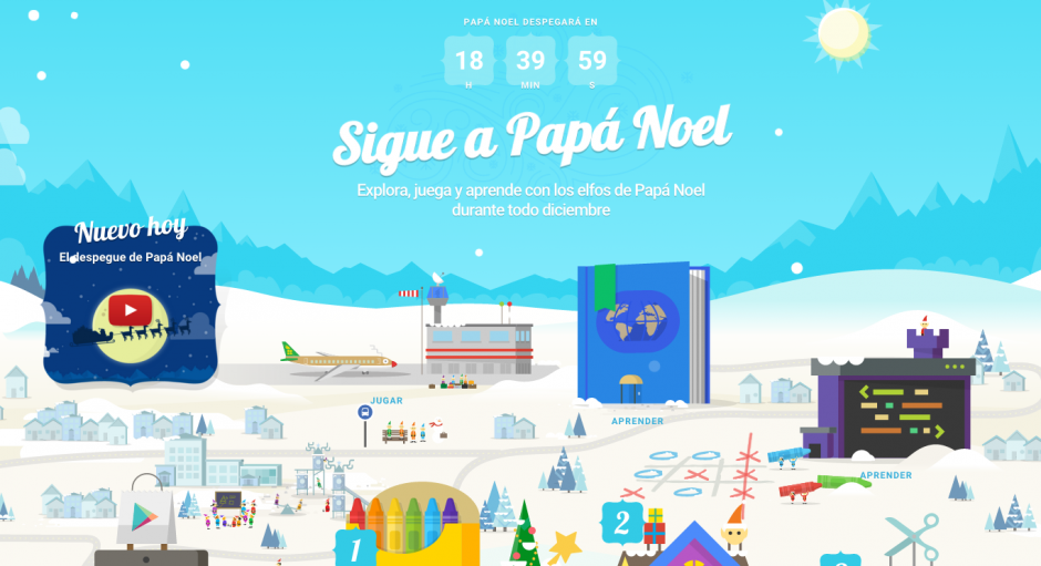 Santa Claus ya despegó y en breve empezará a hacer la entrega en los países donde la Navidad está por llegar. 