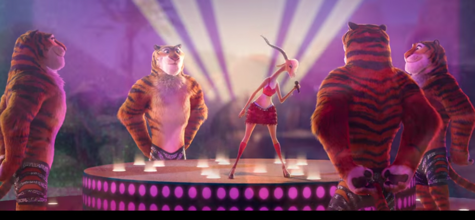 Gazelle (c) es al personaje que la cantante colombiana Shakira presta su voz, en la esperada película de Disney, Zootopia. (Foto: Video YouTube) 