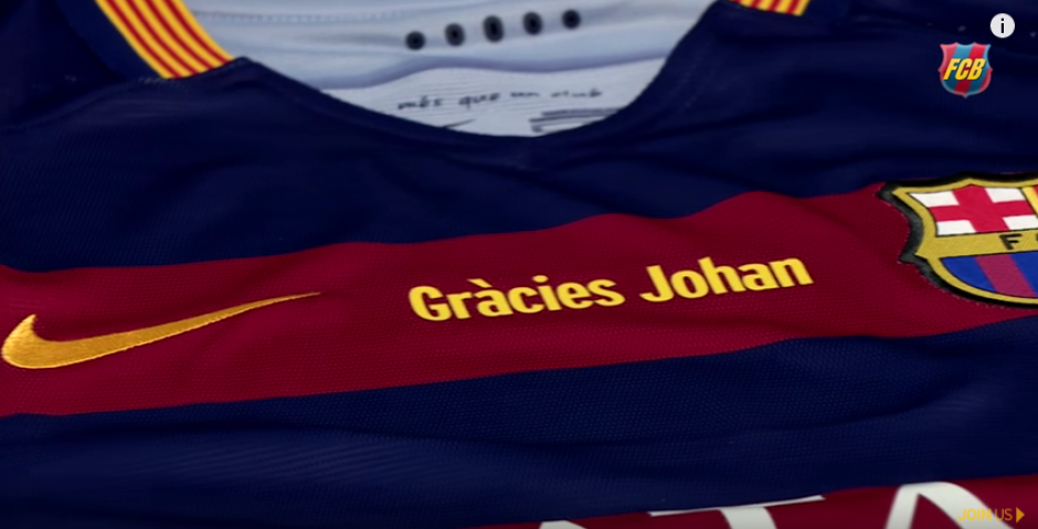 El FC Barcelona rendirá homenaje en el clásico a Johan Cruyff. (Foto: FC Barcelona)