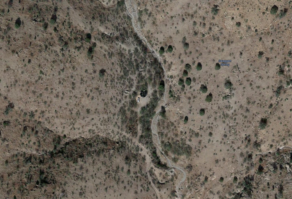 Detectan un objeto misterioso en el desierto de Arizona. (Foto: Google Earth)