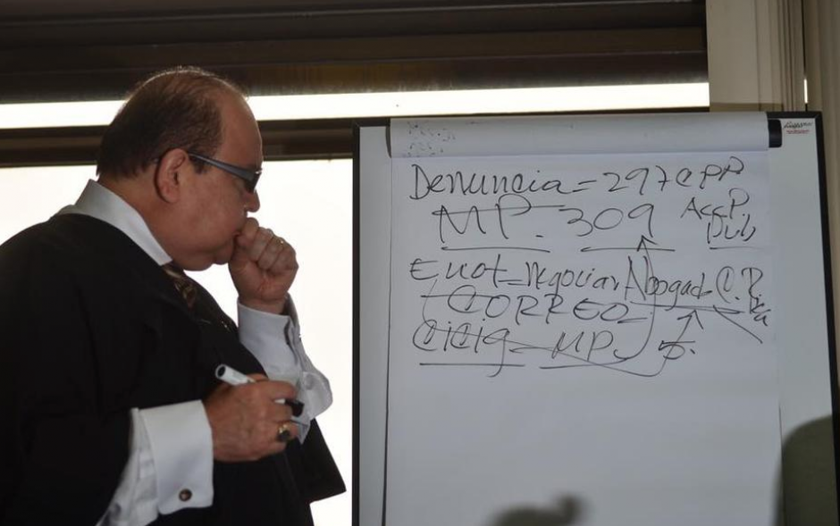 El juez Villatoro fue señalado de tráfico de influencias por la CICIG luego de ser captado almorzando junto al exalcalde de Chinautla, Arnoldo Medrano. (Foto: Archivo/Soy502)