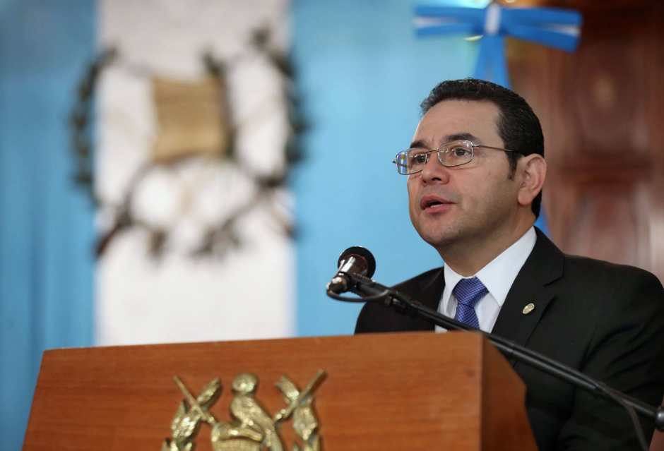 El presidente Jimmy Morales anunció la medida. (Foto: Archivo/Soy502) 