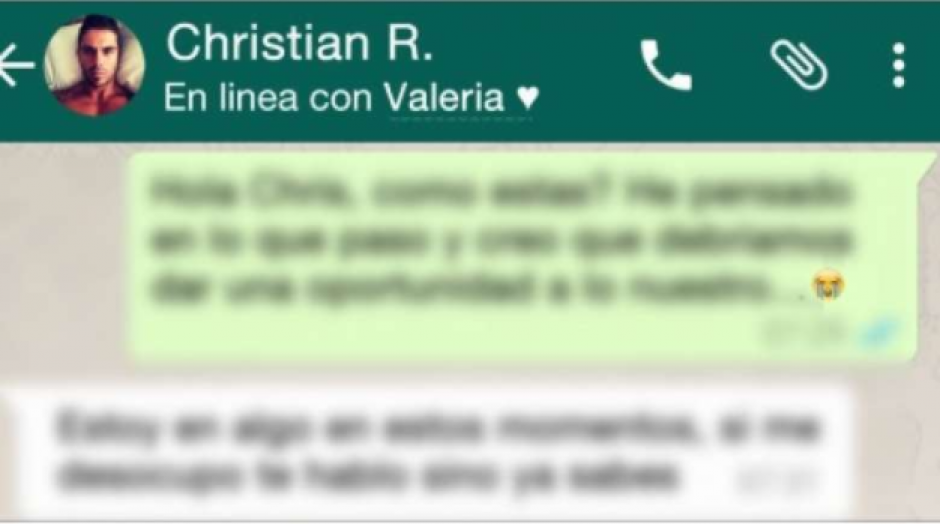 El mensaje ofrece una función que te permitiría ver con quien chatea en tiempo real cada uno de tus contactos. (Foto: Familia Chida)