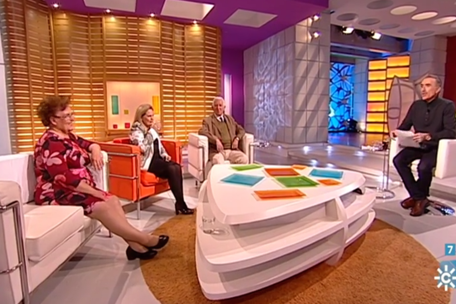 La escena tuvo lugar durante uno de los programas vespertinos del programa "La tarde. Aquí y ahora". (Imagen: captura de pantalla)