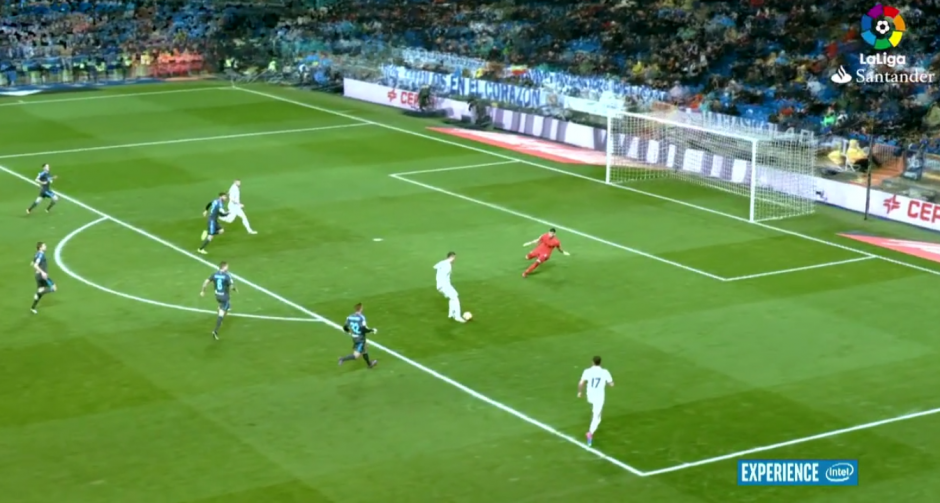 La novedosa tecnología permite recrear repeticiones en 3D desde cualquier ángulo de la cancha. (Imagen: captura de pantalla)