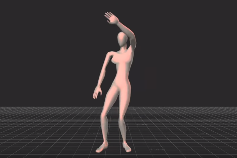 Esta simulación por computadora muestra como es la danza femenina perfecta. (Foto: Captura de Pantalla) 