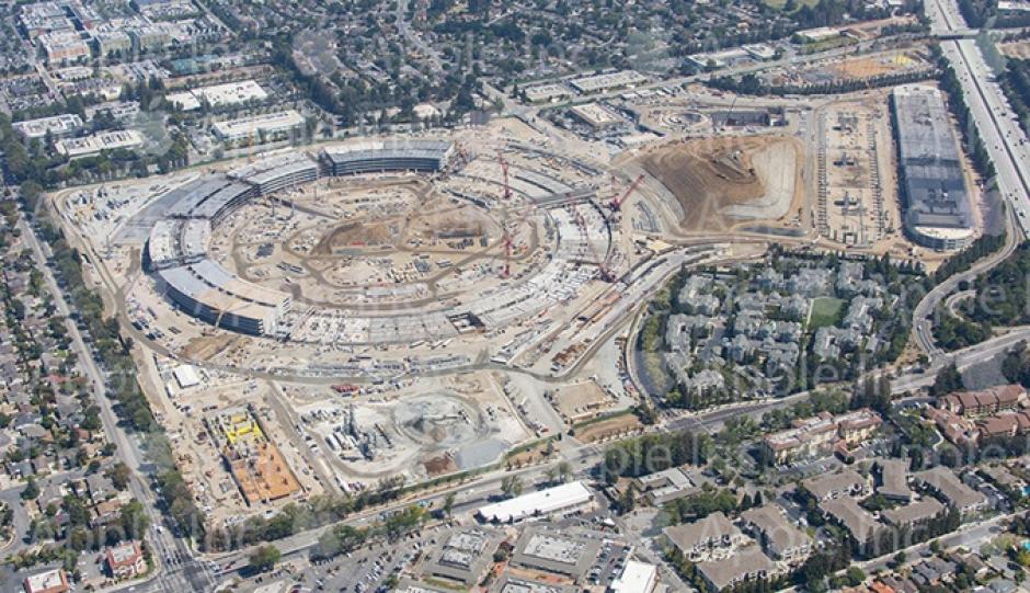 La construcción del Campus 2 de Apple. (Imagen: Apple)