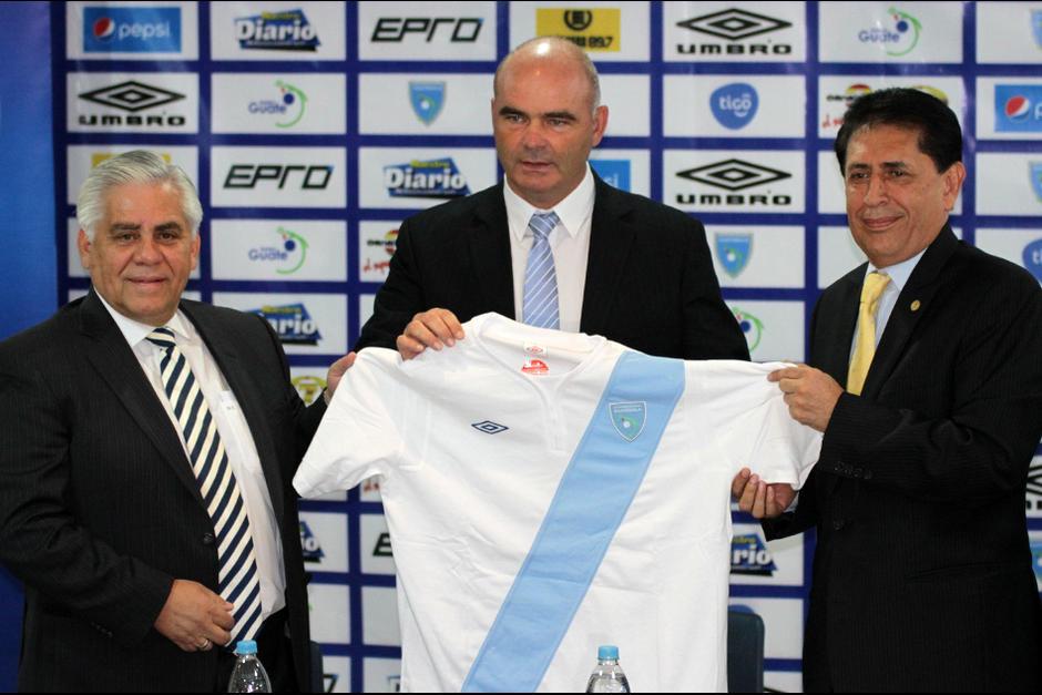 Iván Franco Sopegno asumió la dirección técnica de la Selección Nacional el 21 de mayo de 2014 y dejó esa responsabilidad el 17 de diciembre de 2015. (Foto: Soy502)