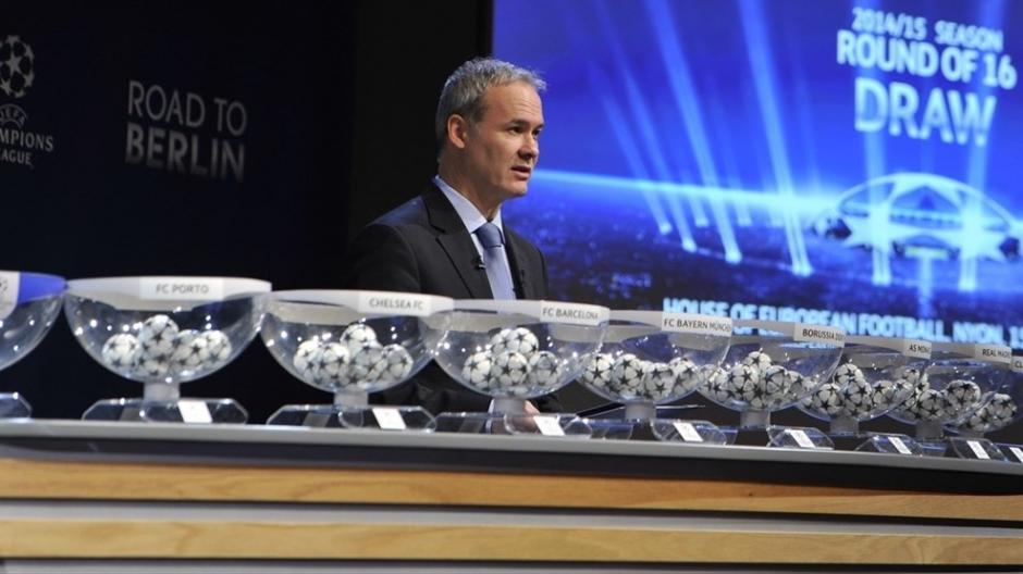 El sorteo de la ronda de octavos de final se llevó a cabo en Nyon, Suiza. (Foto: UEFA.com)