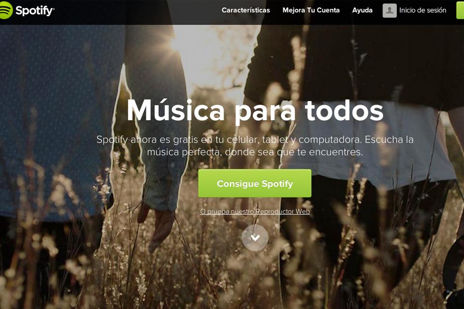La plataforma Spotify donde se permite escuchar música desde la web, se podrá usar en Latinoámerica. 