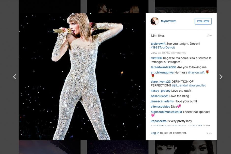 Taylor Swift ha superado a muchos artistas en este 2015.