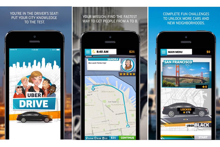 El juego Uber DRIVE puede descargarse en la App Store. (Imagen: Uber DRIVE)