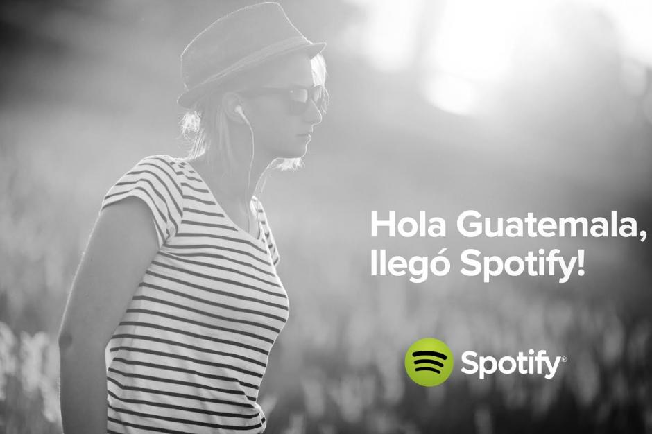 Spotify en Guatemala, el principal servicio de música vía streaming en el mundo.
