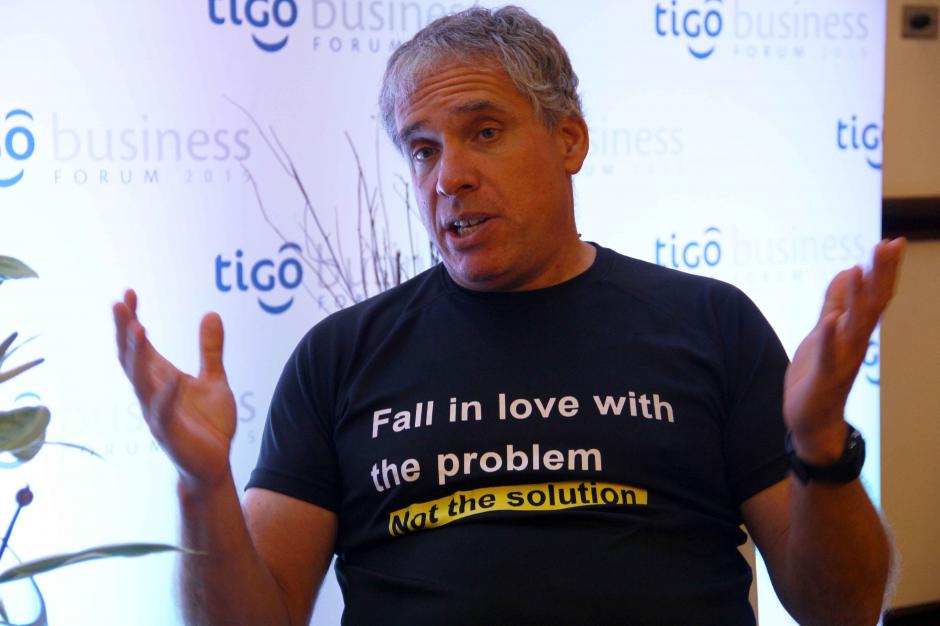 El creador de Waze vino a Guatemala a participar en el Tigo Business Forum. (Foto: Alexis Batres/Soy502)