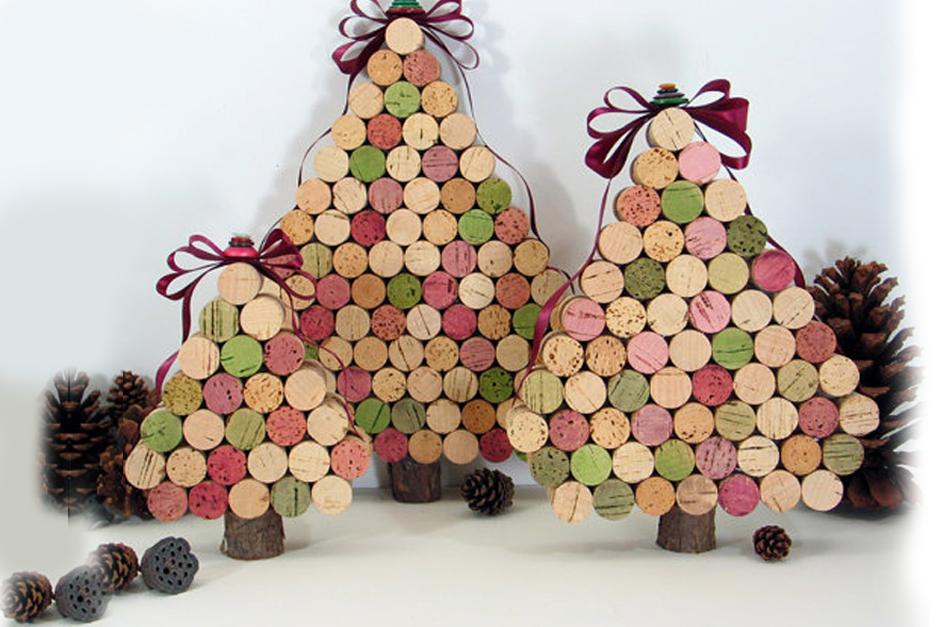 Utiliza todos los objetos que tengas para reciclar y decora tu casa en esta navidad. (Foto: Pinterest)