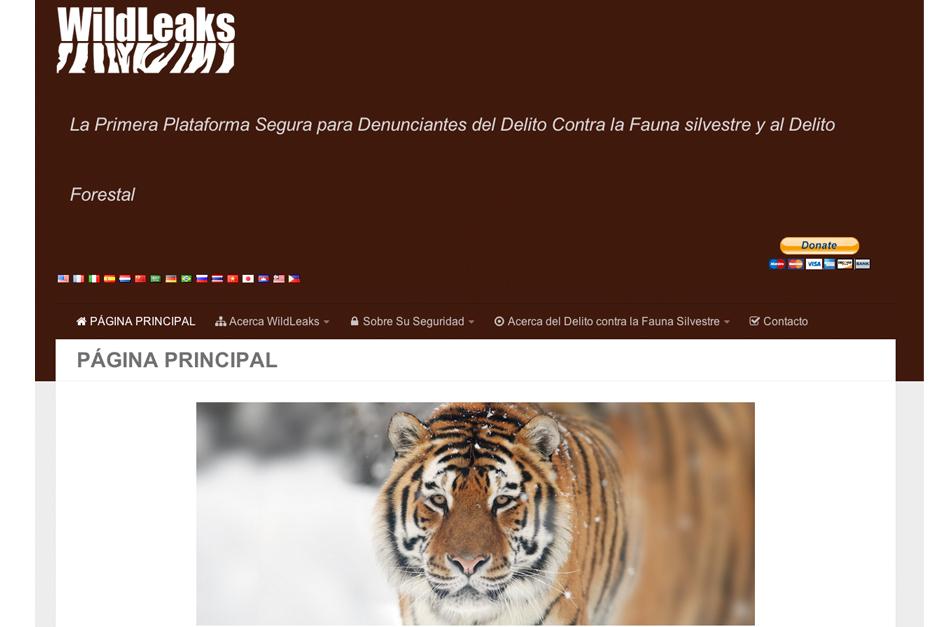Los fundadores de este portal web, una especie de equivalente de WikiLeaks aplicado a la fauna, lo presentan como la primera plataforma segura destinada a alertar sobre crímenes contra la naturaleza. (Foto: WikiLeaks)