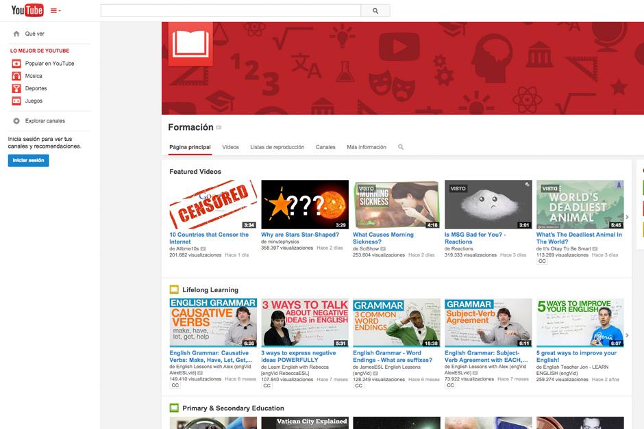 En YouTube, donde por minuto se consumen más de 100 horas de contenido en todas las categorías. (Foto: YouTube)