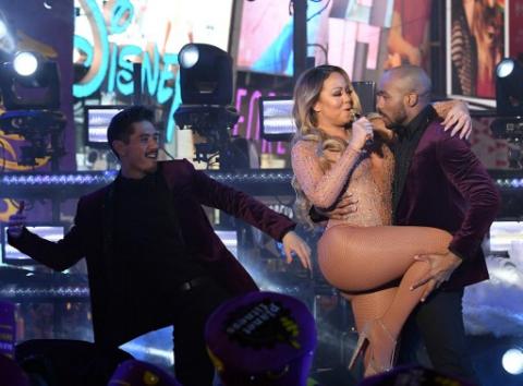 La desastrosa actuación de Mariah Carey en celebración de Nueva York