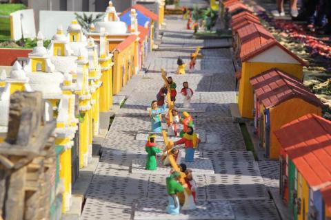 Antigua Guatemala en miniatura, una obra de arte en Semana Santa