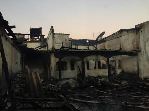 Así amanece Antigua Guatemala luego de incendio en Año Nuevo