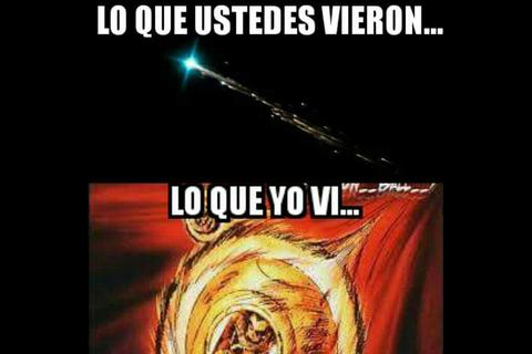 ¿Un ave, un avión, Gokú? Fue un meteoro que dejó una estela de memes