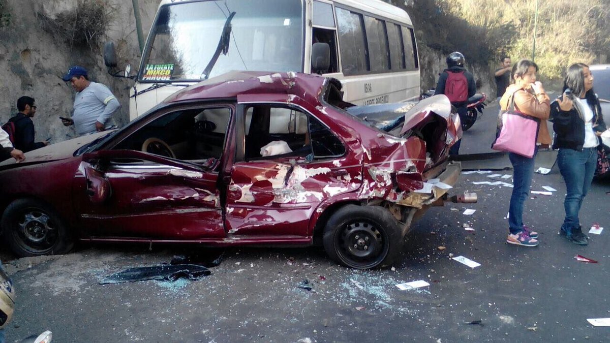 Dos heridos en accidente de tránsito en Ciudad San Cristóbal - Soy502