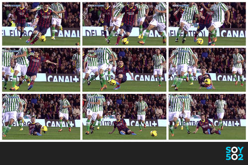 Messi se lesion&oacute; el pasado domingo en el juego en que el Barcelona derrot&oacute; 4-1 al Betis. Lio sali&oacute; lesionado al minuto 22.