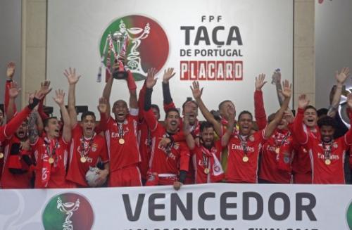 El Benfica consigui&oacute; su t&iacute;tulo de Copa n&uacute;mero 26 frente al Vitoria. (Foto: AFP)