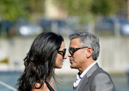 La abogada y el actor han pasado 3 d&iacute;as en celebraciones antes de la boda. (Foto: AFP) 
