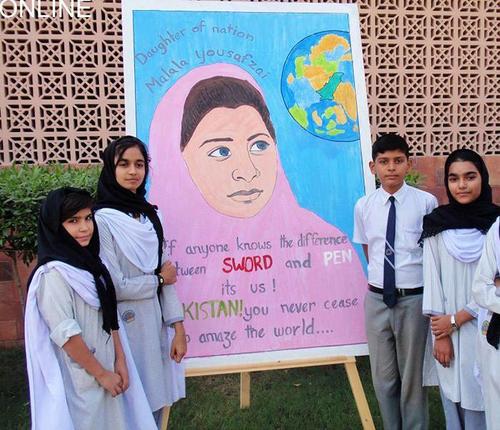 Malala se ha convertido en un s&iacute;mbolo para los ni&ntilde;os de Pakist&aacute;n 