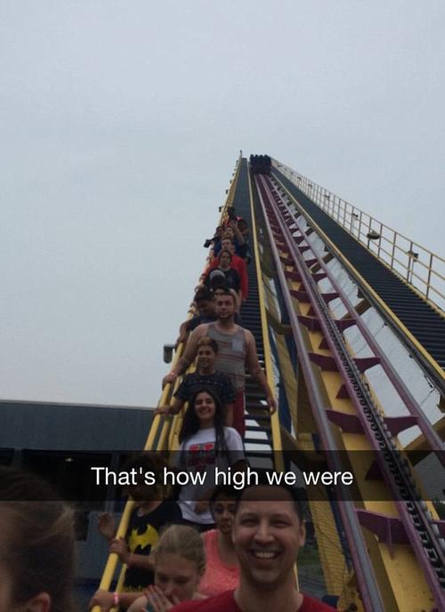  "As&iacute; de alto est&aacute;bamos" (Foto: Dailymail)