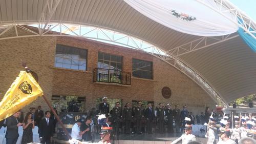 Así luce la tribuna militar que fue construida en la Brigada Mariscal Zabala. (Foto: Soy502)