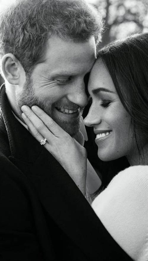 Harry y Meghan no tienen reparo en demostrar su amor. (Foto: Palacio de Kensington)