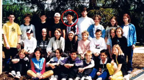 Kim Jong Un junto a sus compa&ntilde;eros del International School of Berne. (Foto: www.infobae.com)