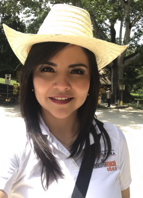 Paola Pantaleón es miembro de Guatemala Próspera. (Foto: Soy502)