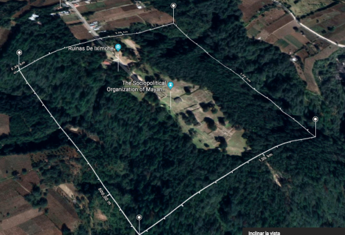 Vista del terreno que ocupa Iximch&eacute;. (Foto: Google Maps)