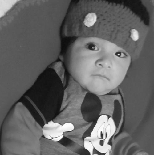 Serio Nicolás Velásquez Matul, de 11 meses, falleció también en el accidente en Salcajá. (Foto: Facebook)