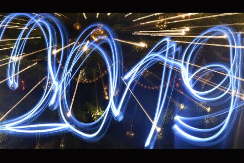 Juegos de luces en Budapest, Hungr&iacute;a (Foto: Infobae)