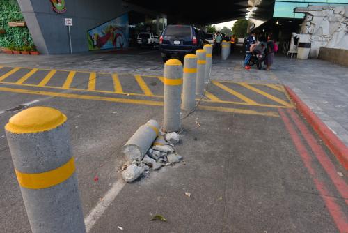 Además de estar mal ubicados, el director de la DGAC aseguró que algunos han sufrido daños. (Foto: Jesús Alfonso/Soy502)