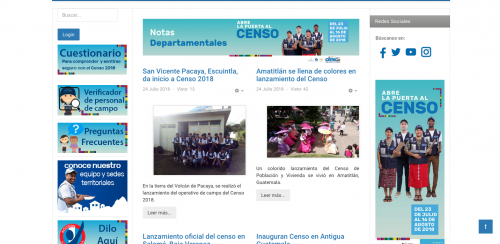 As&iacute; es la p&aacute;gina que habilitaron las autoridades. (Foto: captura de pantalla) 