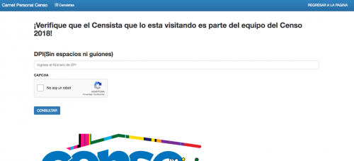 As&iacute; es la p&aacute;gina para verificar a los trabajadores. (Foto: captura de pantalla) 