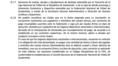 Art&iacute;culos sobre la solvencia de los equipos de la Liga Nacional. (Foto: Captura)
