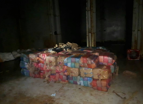 Esta es la droga que se ubicó en el lugar. (Foto: Ejército de Guatemala) 