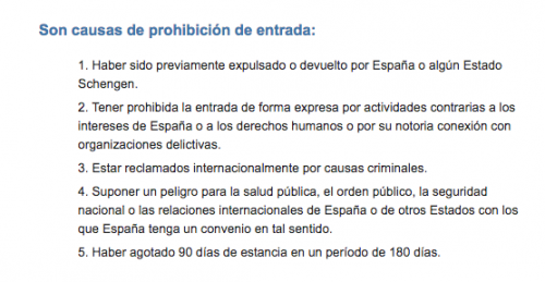 Por estas situaciones se niega la entrada a Espa&ntilde;a. (Foto: Captura)