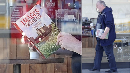 Thomas Markle fue captado con el libro &ldquo;Images of Britain&rdquo;. (Im&aacute;genes: The Grosby Group)