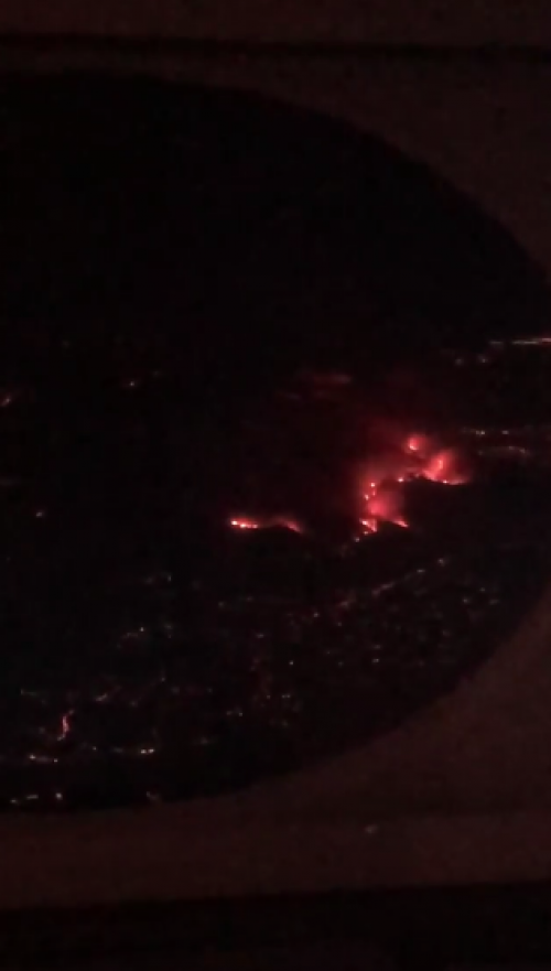 Las llamas ya consumieron las propiedades de varios artistas. (Foto: Kim Kardashian) 