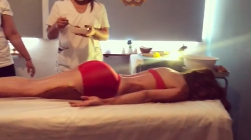 En todo momento muestra su escultural figura. (Foto: Instagram)