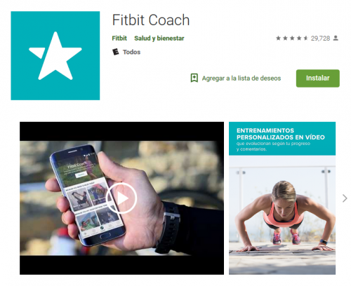 Esta app nunca repite la misma rutina de ejercicios. (Foto Google Play)