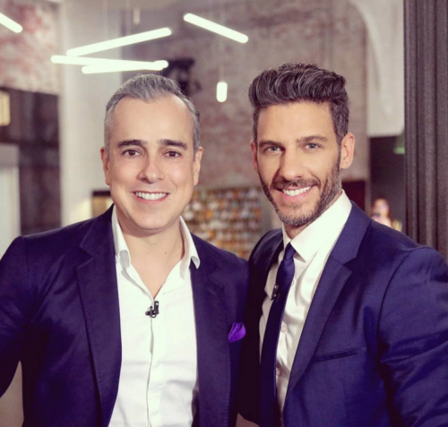 Abello y El&iacute;as hicieron el mismo papel en la historia. (Foto: instagram) 